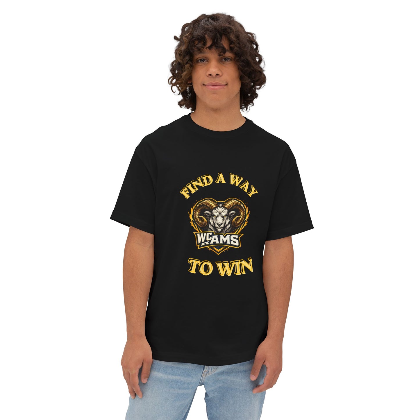 Find A Way to Win Graphic Oversized Tee