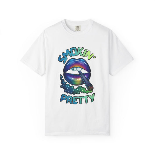 Smokin' Pretty Rainbow Lip Graphic T-Shirt