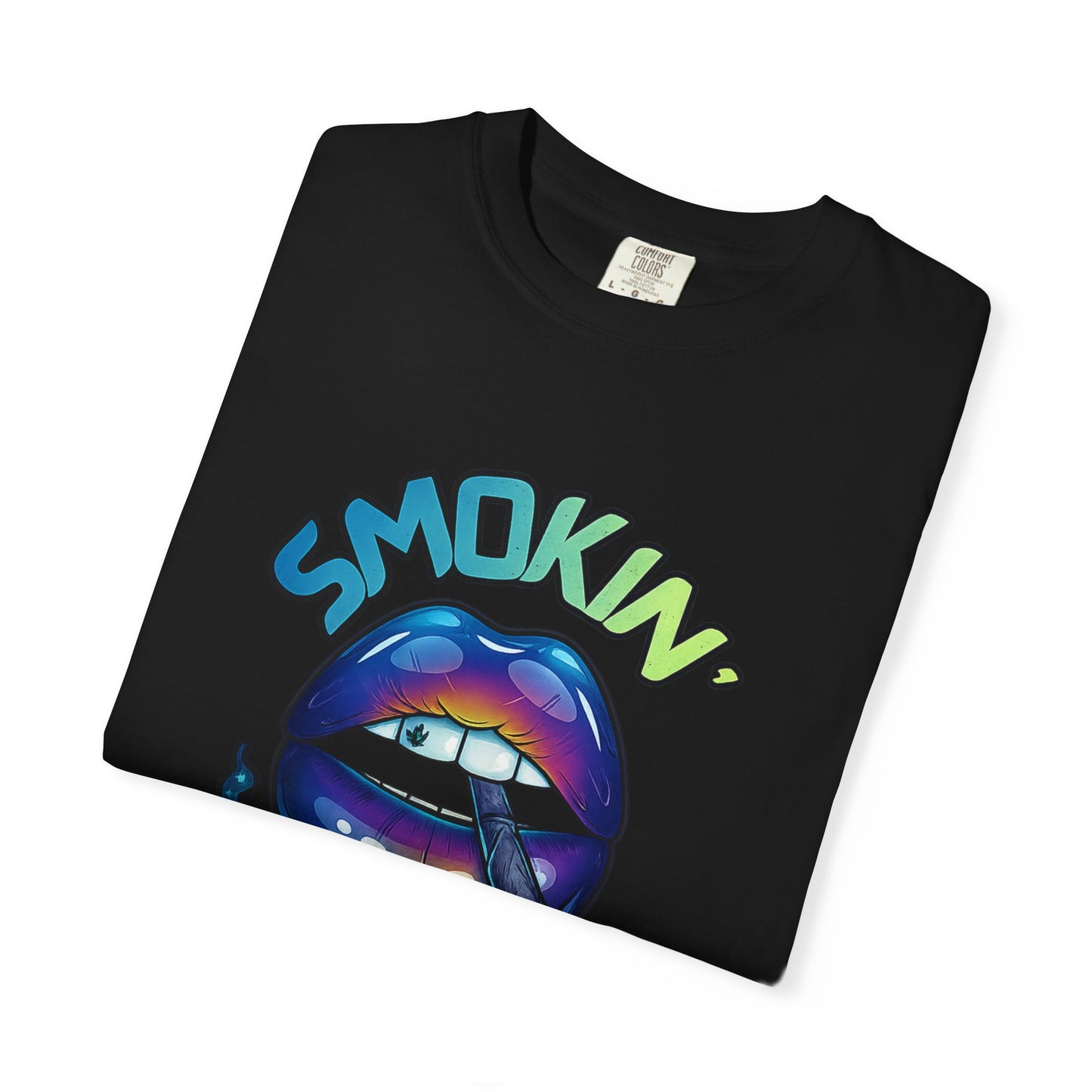 Smokin' Pretty Rainbow Lip Graphic T-Shirt